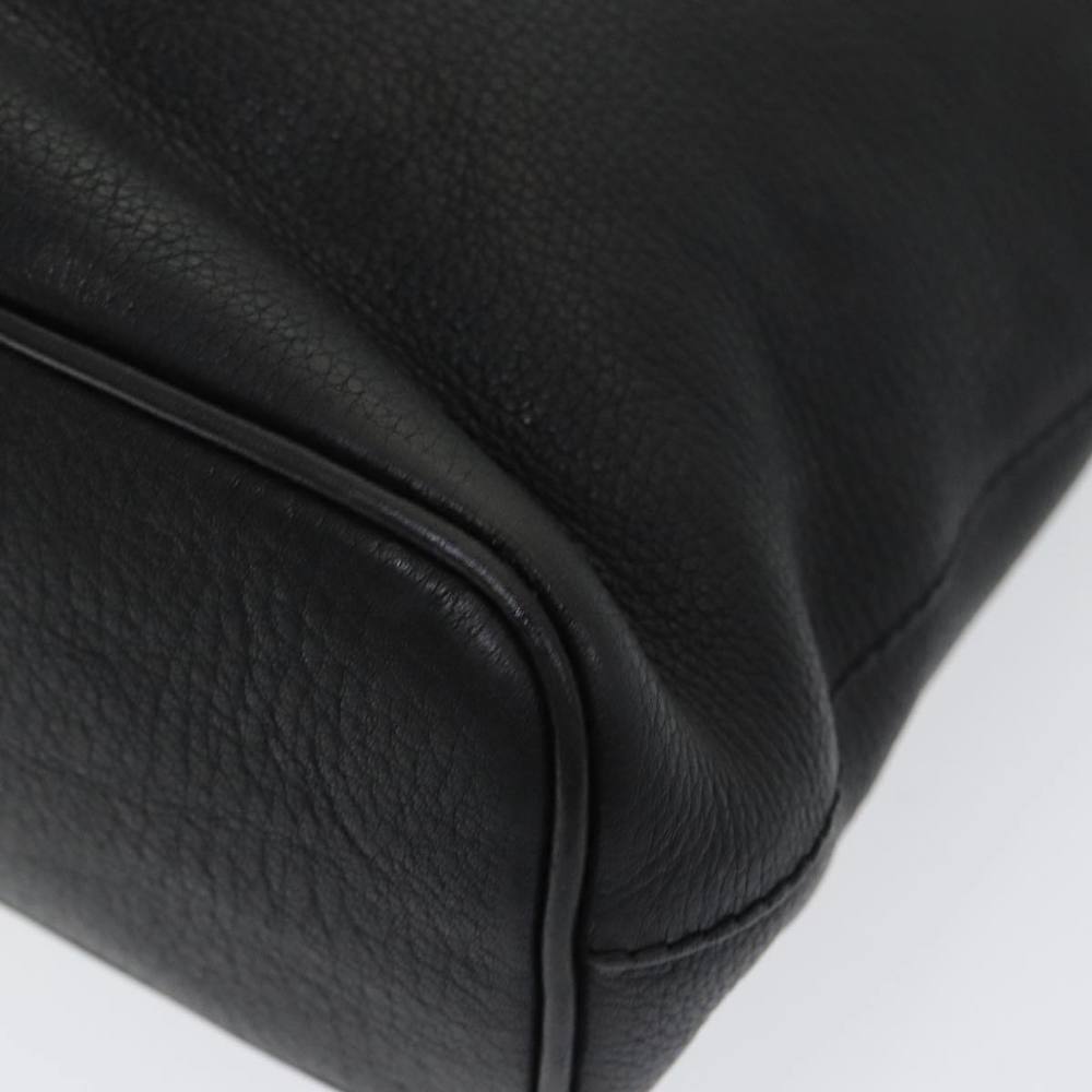 Burberrys Hand Bag Leather Black Auth bs16614 - Picture 15 of 16